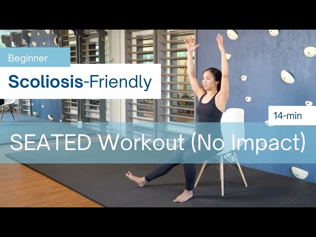 14-Min Scoliosis-Friendly Seated Workout | Chair Exercises | No Impact (BEGINNER)