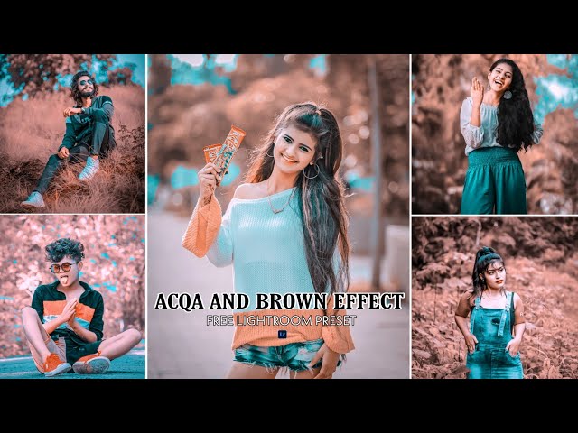 Lightroom Acqa And Brown Presets | Aqua And Brown Lightroom Mobile | Lightroom Presets Download..