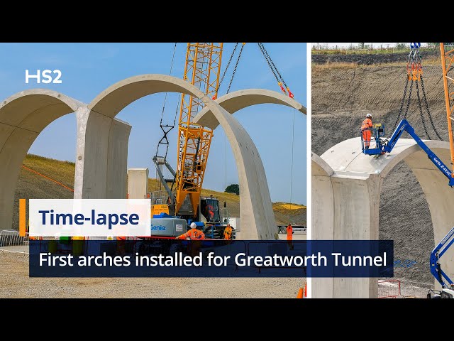 HS2 Timelapse | Work begins on HS2’s longest ‘Green Tunnel’