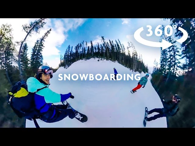 INCREDIBLE SNOWBOARDING 360 VIDEO