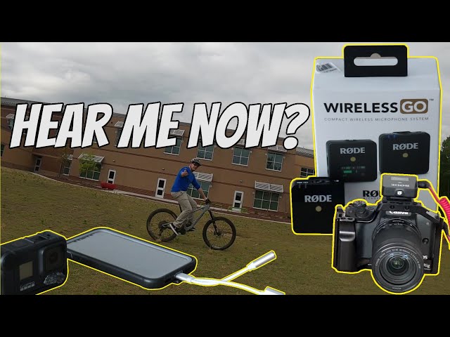 #MTBPlanB Best Wireless audio? Testing Rode Wireless Go with Canon M50, Go Pro Hero 8 and iPhone