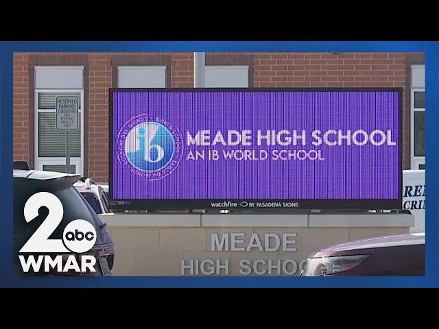 Police: Student stabbed at Meade High School in Severn