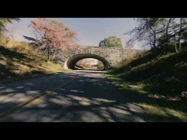 Time Lapse, Blue Ridge Parkway Mile Post 200 to 0 in VR180