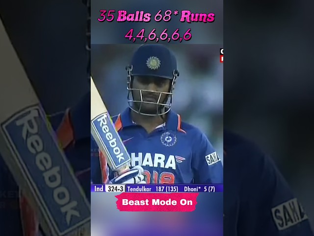 Dhoni Beast Mode On 35 Balls 68 Runs vs South Africa 2008