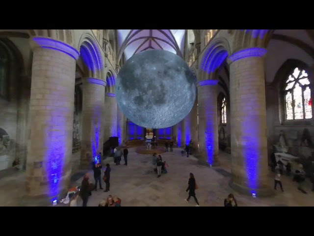 Gloucester Cathedral Moon Exhibit in VR180 3D