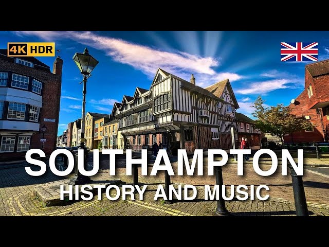 SOUTHAMPTON UK Walking Tour 2024 | Experience History and Music in the City | 4K HDR