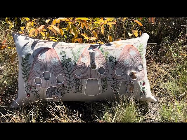 Behind the Design - Mushroom Forest Pocket Pillow