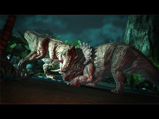 Jurassic Park: The Game - T Rex vs Triceratops