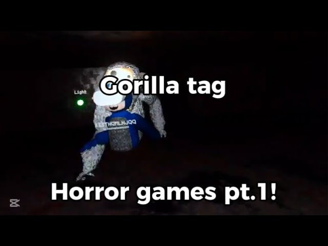 Playing a gorilla tag horror game! #gorillatagvr