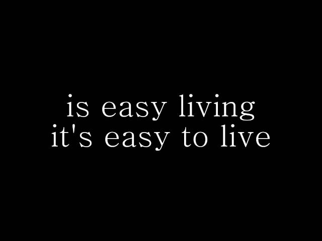 Billie Holiday - Easy Living (lyrics)