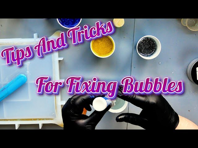 Tips and Tricks For Dealing With Bubbles/ Let's Resin Large Tray/EP 225