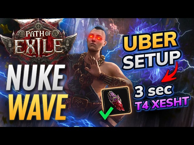 [PoE 2] NUKE Crit Wave Monk - BOSSING SETUP (3s T4 Xesht) - Build for Invoker in Path of Exile 2