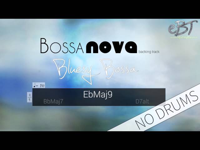 Bossa Nova Backing Track in G Minor | 140 bpm [NO DRUMS]