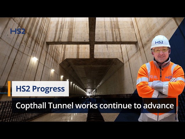 Extensive earthworks on HS2’s Copthall Green Tunnel