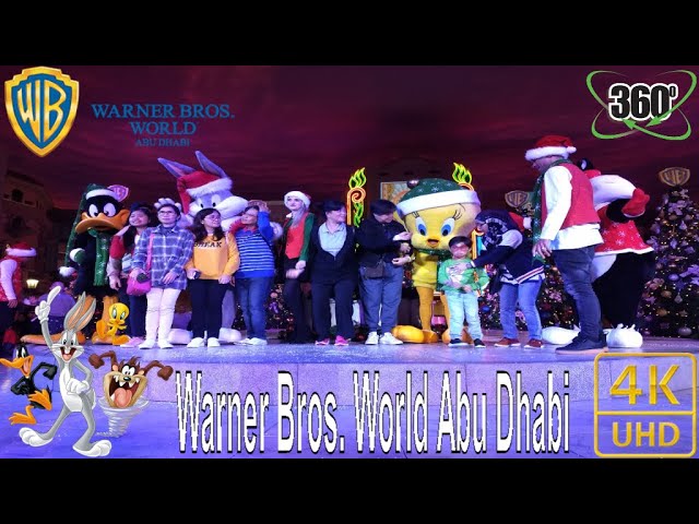 360 Video  | Warner bros. World Abu Dhabi | meet warner bros cartoons characters