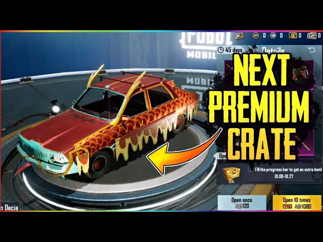 Season-17 Premium crate opening| Can we get Dacia skin?|#PUBG MOBILE