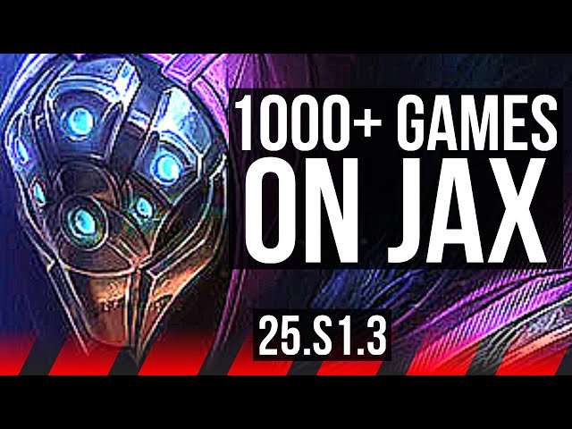 JAX vs AATROX (TOP) | 1000+ games | KR Challenger | 25.S1.3