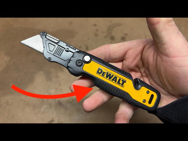 And The Bigger Brother! | DEWALT 10992 Push & Flip Utility Knife w/ Blade Storage!