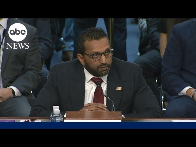 FBI director nominee Kash Patel gives opening statement at confirmation hearing