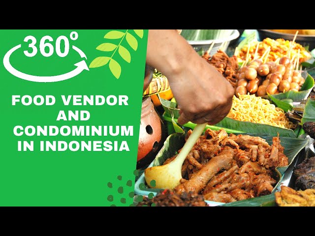 Find Street Food at Condominium in Jakarta | Indonesia I 360º Video