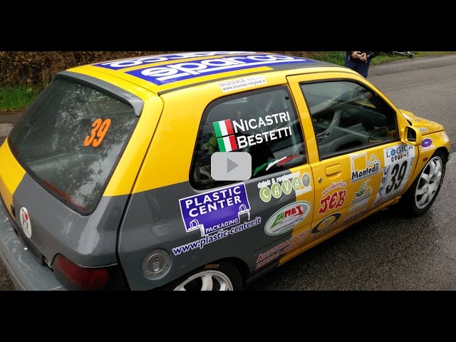 Rally Gomitolo 2016 Lana Shakedown Bestetti Nicastri Clio Williams Grupo A