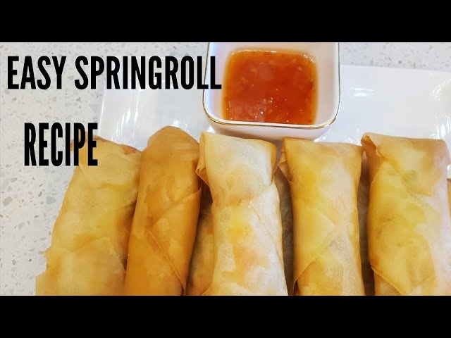 How To Make Spring rolls// Fast And Easy Recipe//The Kwechi's Family