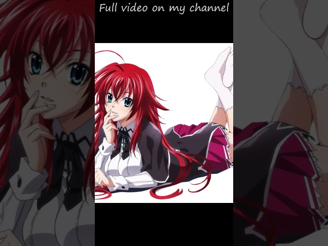 Rias Gremory farts loudly #anime #fart #shorts