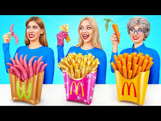 Rich vs Broke vs Grandma Cooking Challenge | Funny Food Situations by Multi DO Challenge