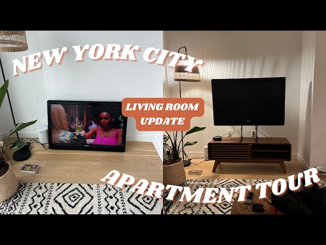 New York City Luxury Apartment Tour! Living Room Update! | HIGH BLACK GIRL by Nnekaxoxo