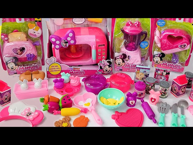 1H Satisfying with Unboxing Disney Minnie Mouse Kitchen Cooking PlaySet Toys Review Compilation ASMR