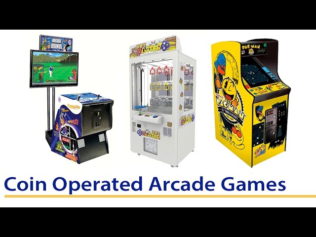 Coin Operated Arcade Games - Classic Upright Coin Operated Arcade Games