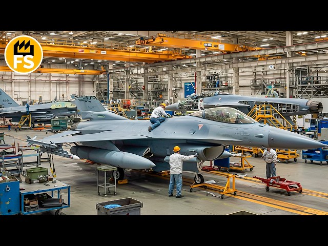 How an F-16 is made: $64,000,000 in 52 days and a speed of 1,500 mph!