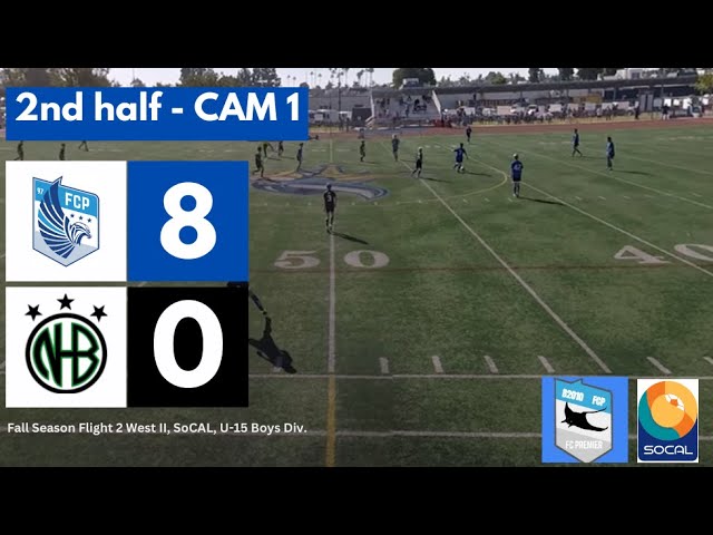 (VR180-CAM1) FC Premier Stingrays vs NHB 2010B 2nd Half