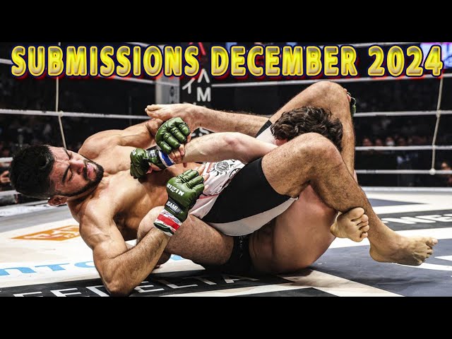 MMA Submissions of December 2024