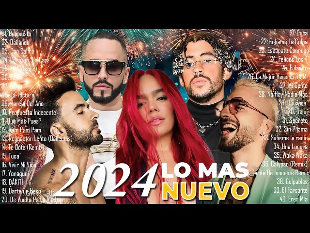 Sebastián Yatra, Manuel Turizo, Maluma, KAROL G, Shakira, Luis Fonsi, Enrique Iglesias, J Balvin,..