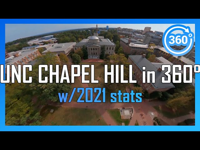 [2021] UNC CHAPEL HILL in 360° - drone/walking/driving campus tour