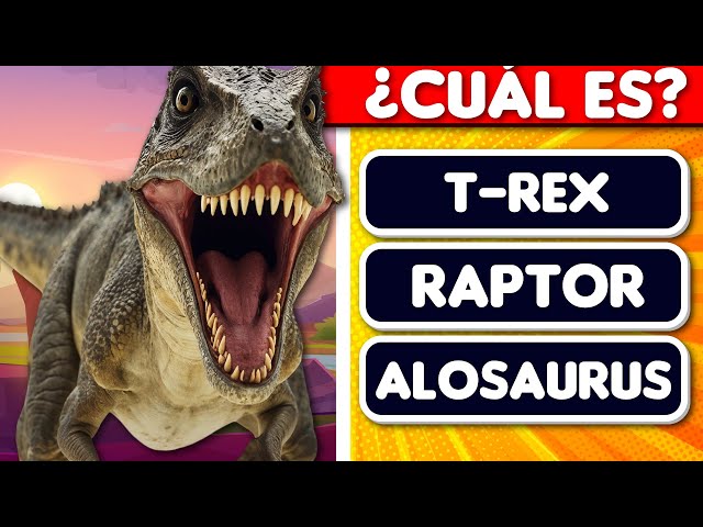 ¿Eres un experto en DINOSAURIOS? 🦖🔥 40 Preguntas 🦕  Desafío Jurásico