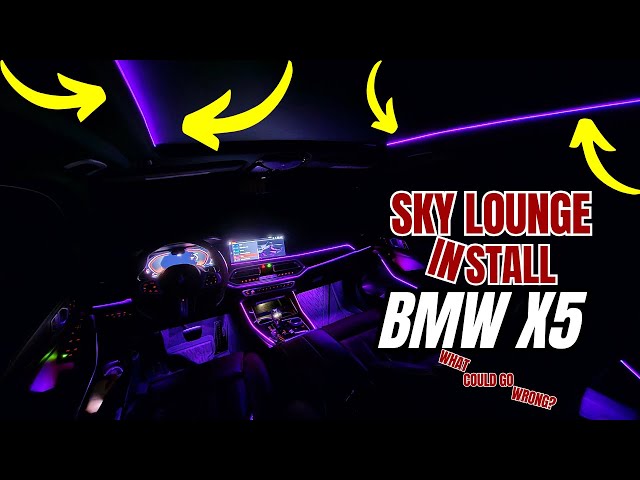 I Installed the Cheapest Sky Lounge In My BMW X5!