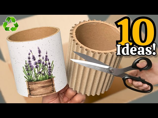 Transforming Cardboard Rolls & Waste Material! 😱♻️ 10 Genius Recycling Ideas That Will Amaze You!