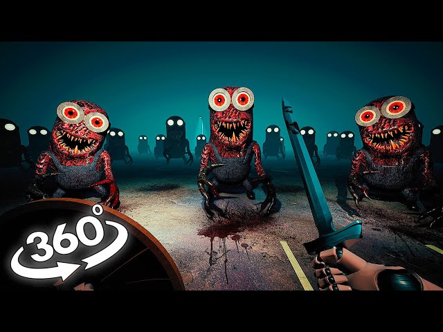 VR 360° ZOMBIE MINIONS caught YOU!