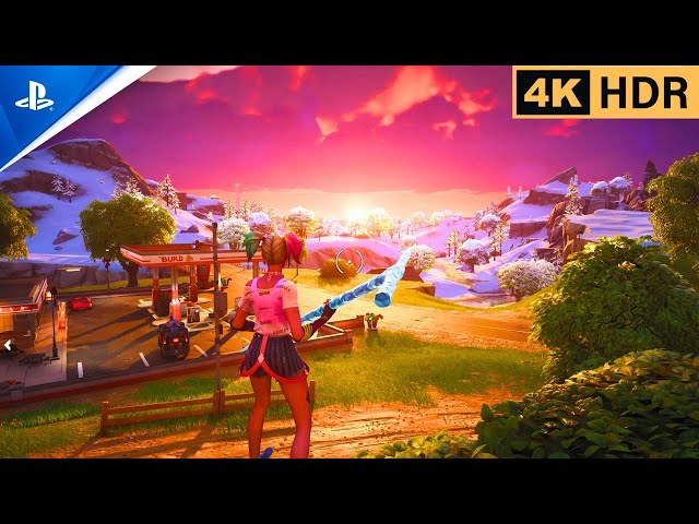 (PS5) Fortnite Chapter 6 Season 1 Winterfest Gameplay | 4K 60 FPS HDR