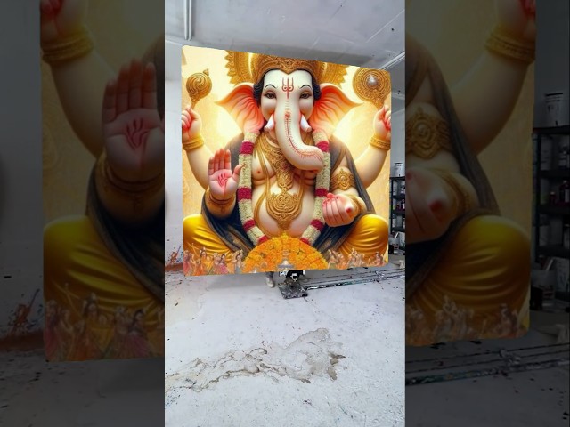 Ganpati Bappa morya drawing photo 🥰🙏🌺 #shorts #youtubeshorts #viralshorts #ganesh #ganpatibappamorya