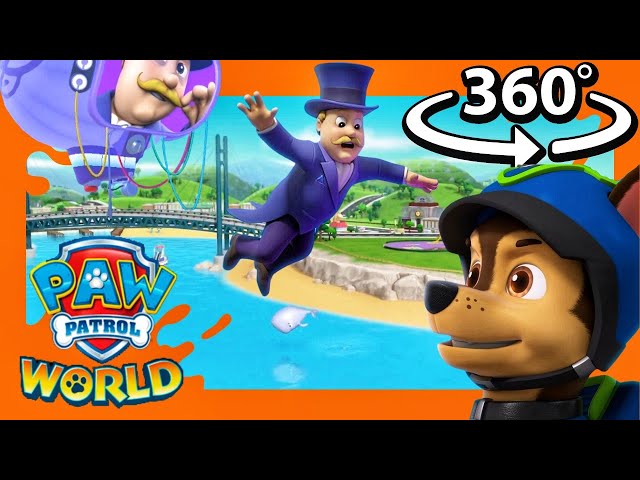 Paw Patrol WORLD 360° VR BLIMP FINAL BOSS TAKEDOWN MOVIE