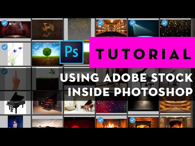 How to use Adobe Stock inside Photoshop TUTORIAL