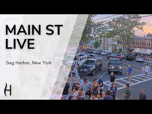 Hamptons.com - LIVE! 4K Main Street, Sag Harbor Village, New York