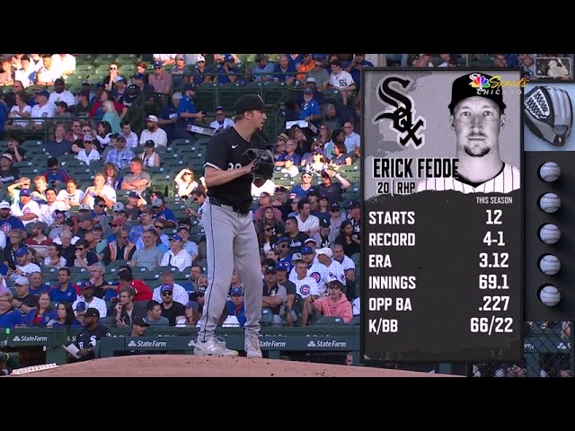 Erick Fedde, 7 K's in 5 innings against the Cubs on 6/5/24