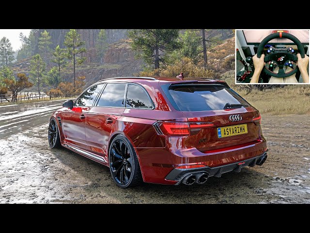 800HP AUDI RS4 AVANT - Forza Horizon 5 | Simagic Alpha Ultimate DD gameplay