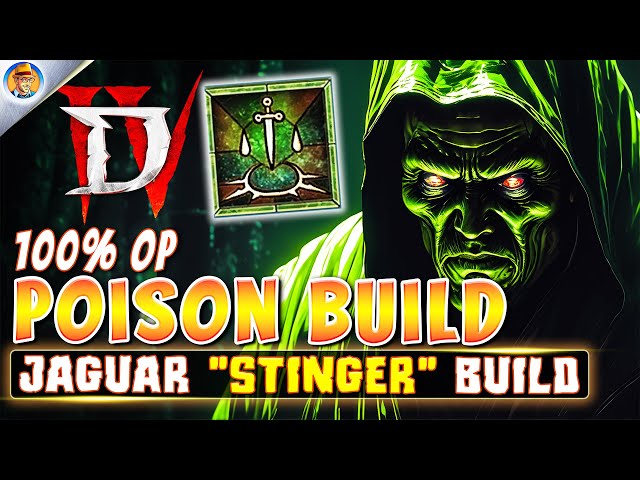 Diablo 4 Spiritborn Jaguar "Stinger" Build Guide - OP POISON BUILD!