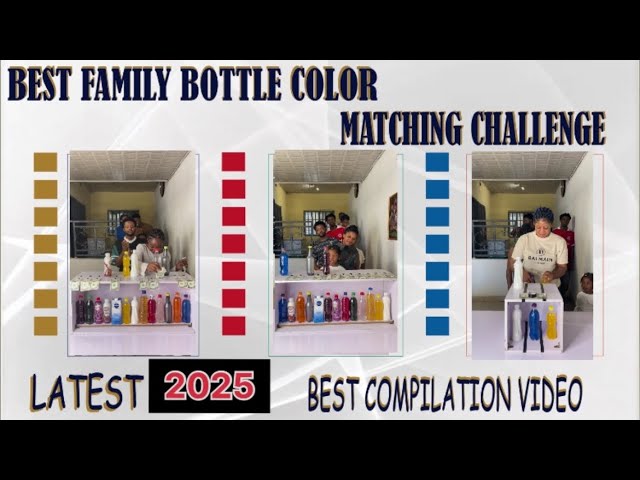 THE BEST FUN & ENTERTAINING FAMILY COLOR MATCHING CHALLENGE - LATEST 2025 BEST COMPILATION VIDEO