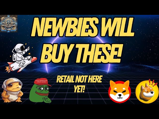 Newbies will buy these top meme coins! 🚀  Retail  is not here yet #memecoins #crypto